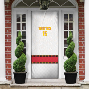 Custom Angola Football Door Cover Avante Palancas Negras - White