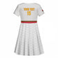Afro Angola Football Custom Kid Short Sleeve Dress Go Palancas Negras - African Pride
