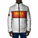Custom Angola Football Padded Jacket Avante Palancas Negras - White