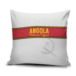 Angola Football Pillow Cover Avante Palancas Negras - White
