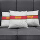 Angola Football Pillow Cover Avante Palancas Negras - White