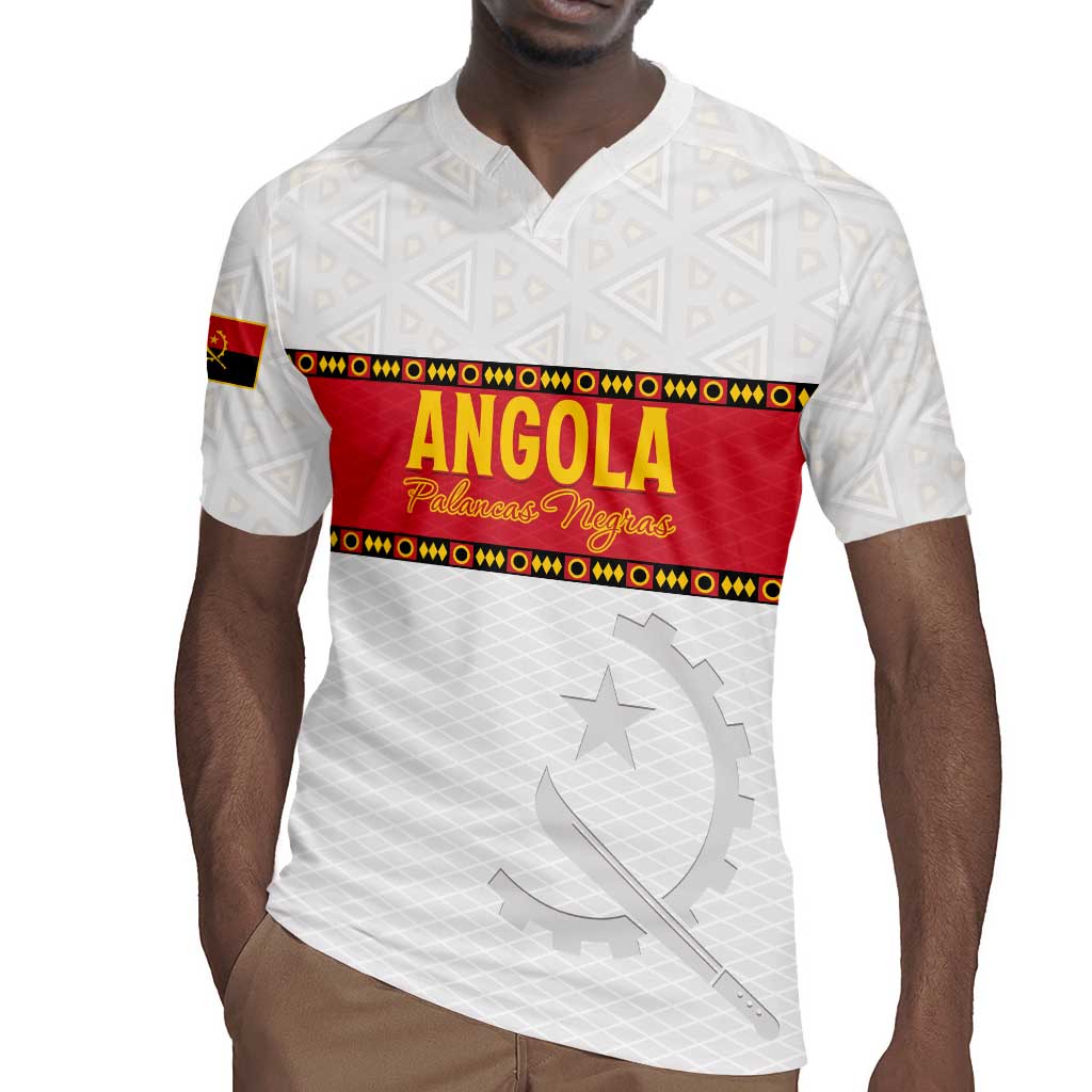 Afro Angola Football Custom Rugby Jersey Go Palancas Negras - African Pride