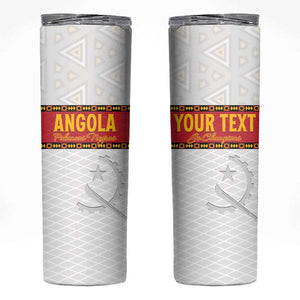 Afro Angola Football Custom Skinny Tumbler Go Palancas Negras - African Pride