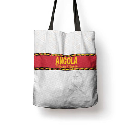 Angola Football Tote Bag Avante Palancas Negras - White