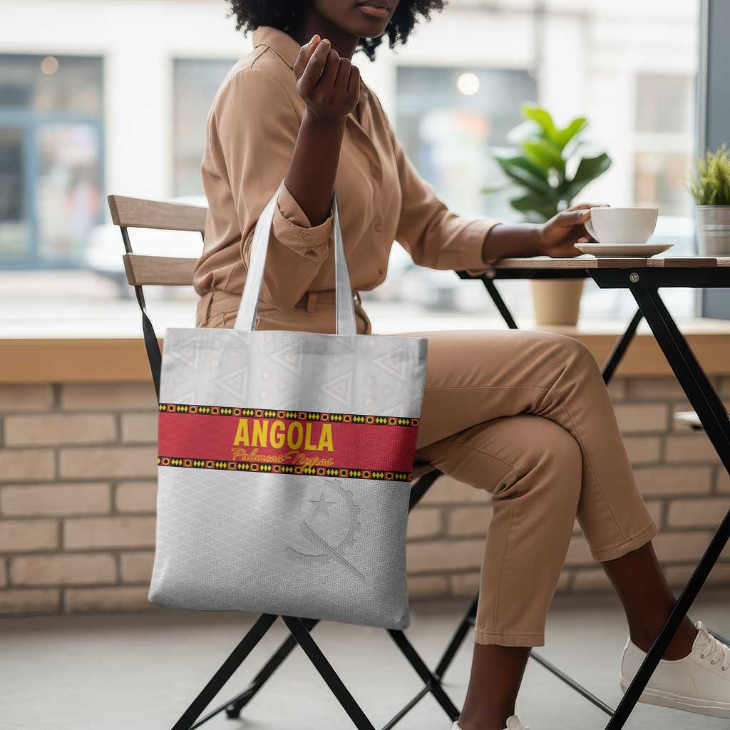 Angola Football Tote Bag Avante Palancas Negras - White