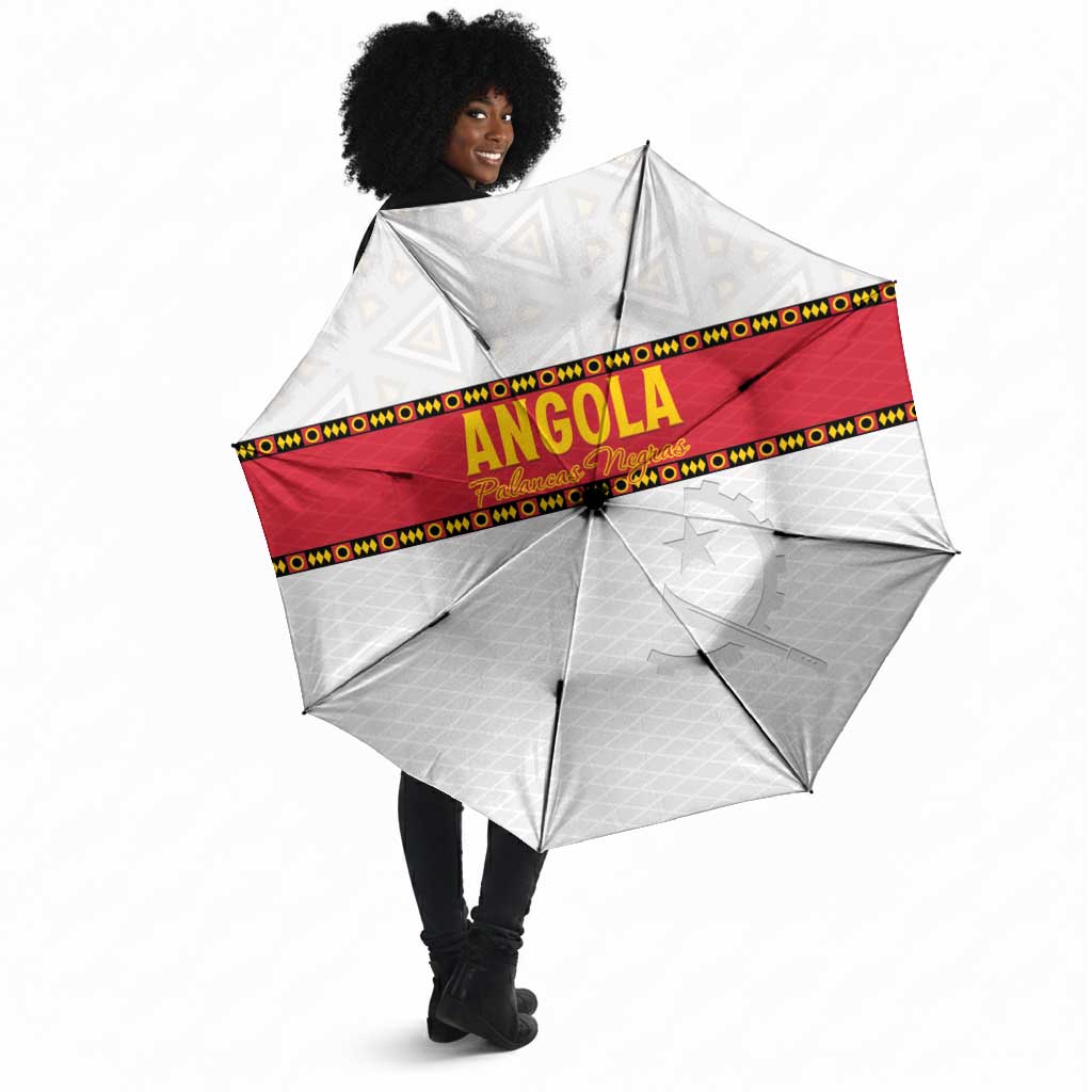 Angola Football Umbrella Avante Palancas Negras - White