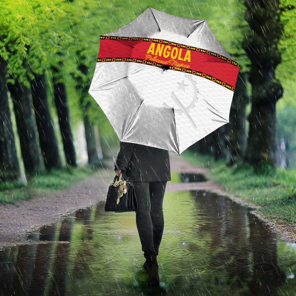 Angola Football Umbrella Avante Palancas Negras - White