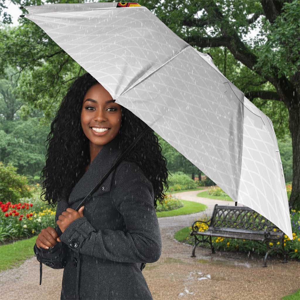 Angola Football Umbrella Avante Palancas Negras - White