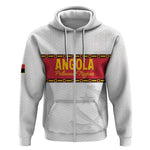 Afro Angola Football Custom Zip Hoodie Go Palancas Negras - African Pride