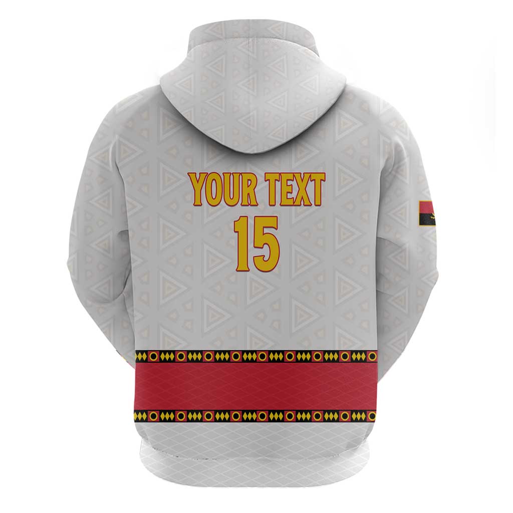 Afro Angola Football Custom Zip Hoodie Go Palancas Negras - African Pride