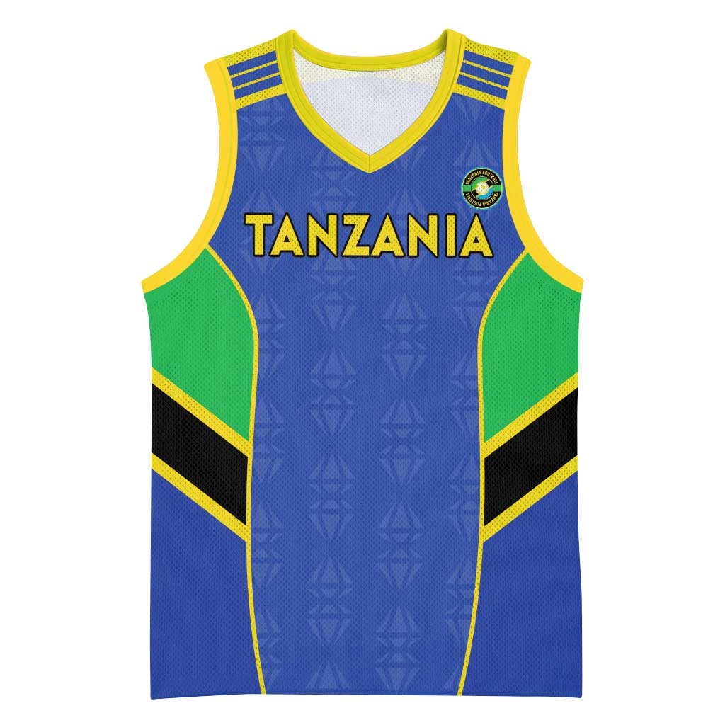 Afro Tanzania Football Custom Basketball Jersey Go Taifa Stars Go LT15