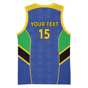 Afro Tanzania Football Custom Basketball Jersey Go Taifa Stars Go LT15