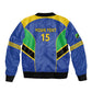 Afro Tanzania Football Custom Bomber Jacket Go Taifa Stars Go - African Pride