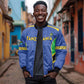 Afro Tanzania Football Custom Bomber Jacket Go Taifa Stars Go - African Pride