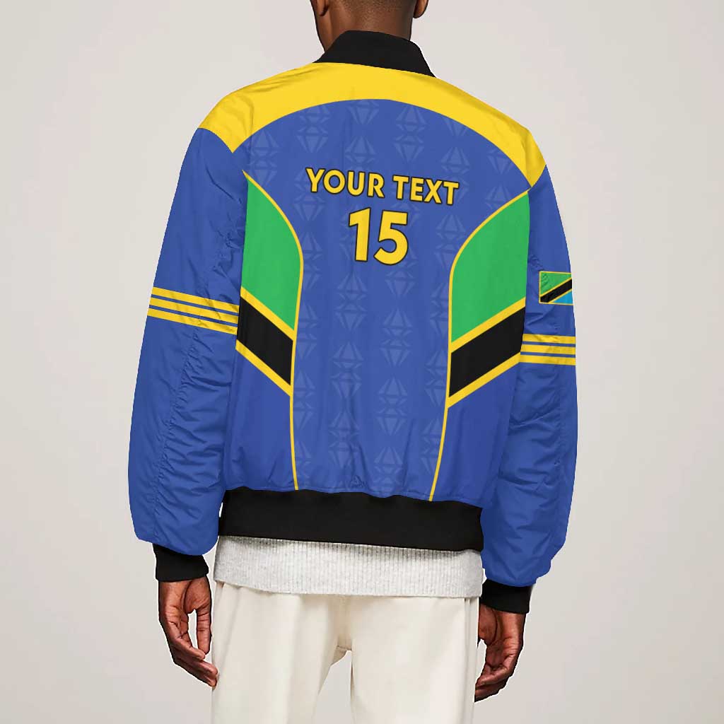 Afro Tanzania Football Custom Bomber Jacket Go Taifa Stars Go - African Pride