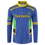 Custom Tanzania Football Button Sweatshirt Go Taifa Stars Go