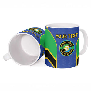 Custom Tanzania Football Ceramic Mug Go Taifa Stars Go