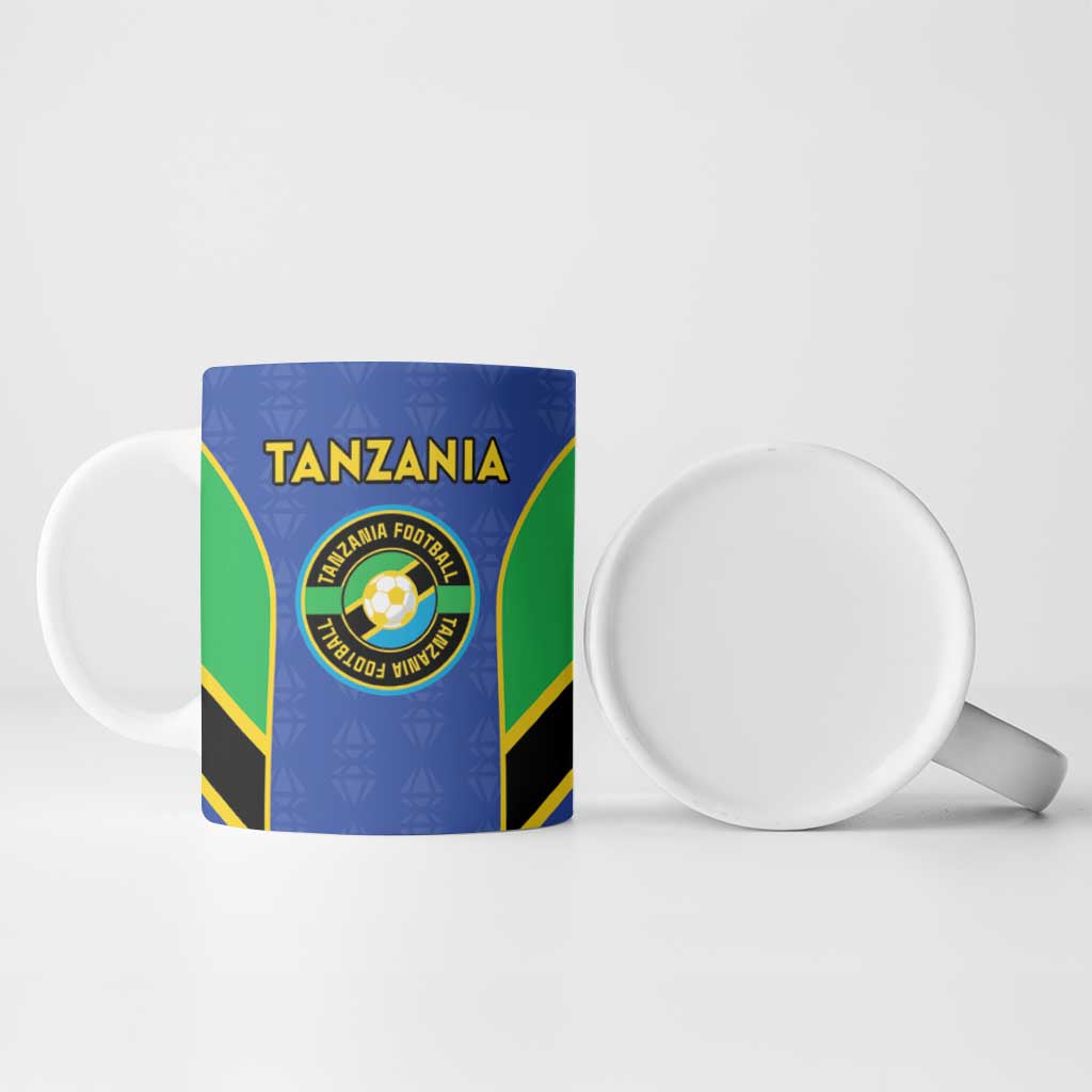 Custom Tanzania Football Ceramic Mug Go Taifa Stars Go