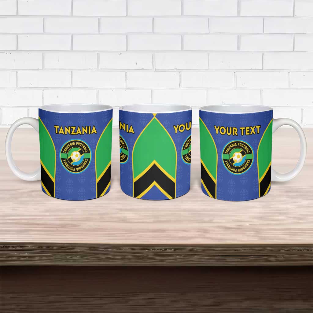 Custom Tanzania Football Ceramic Mug Go Taifa Stars Go