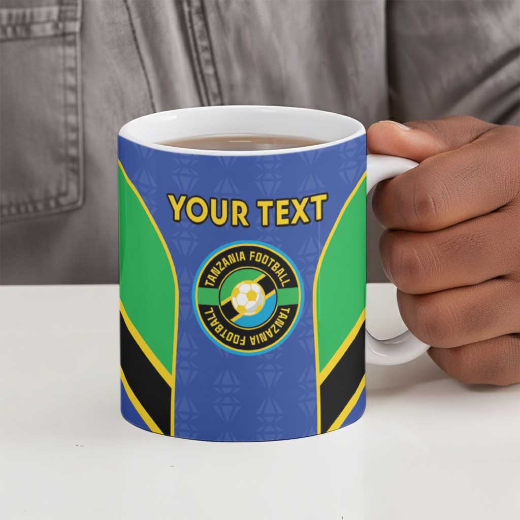 Custom Tanzania Football Ceramic Mug Go Taifa Stars Go