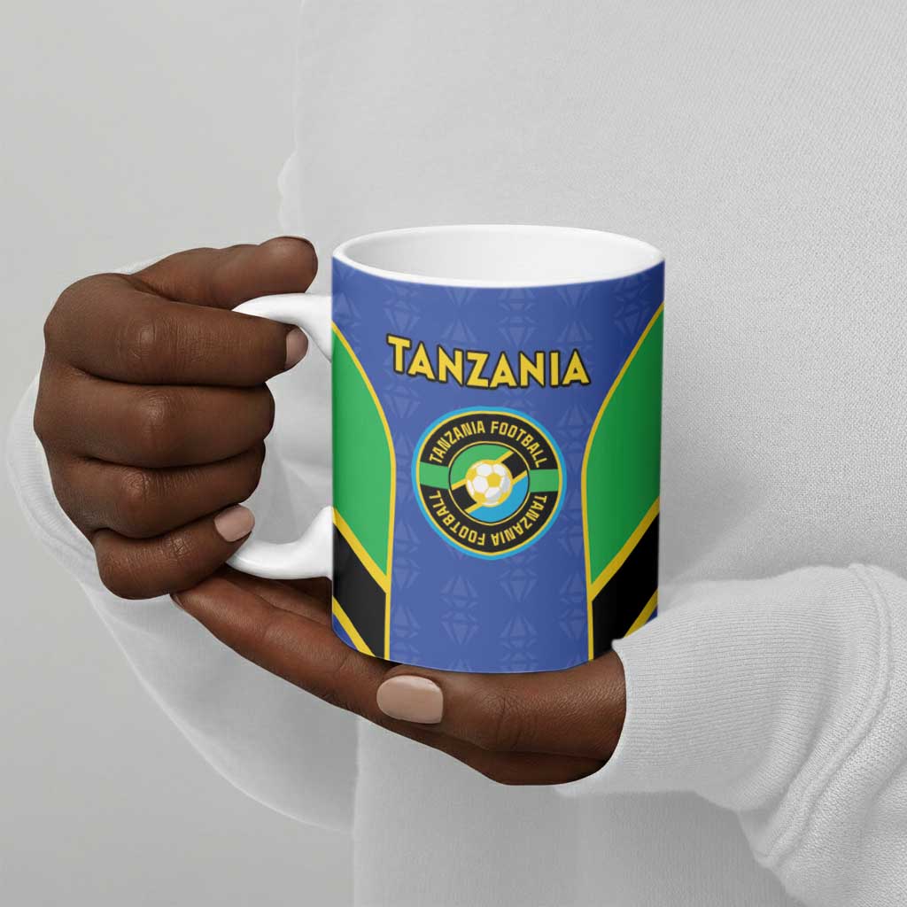 Custom Tanzania Football Ceramic Mug Go Taifa Stars Go