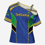 Custom Tanzania Football Cross Shoulder Shirt Go Taifa Stars Go