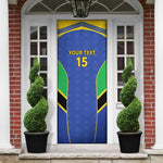 Custom Tanzania Football Door Cover Go Taifa Stars Go