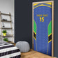Custom Tanzania Football Door Cover Go Taifa Stars Go