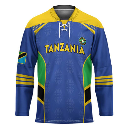 Custom Tanzania Football Hockey Jersey Go Taifa Stars Go