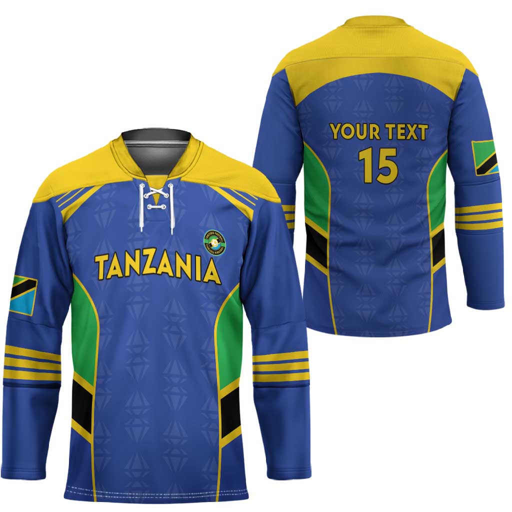 Custom Tanzania Football Hockey Jersey Go Taifa Stars Go