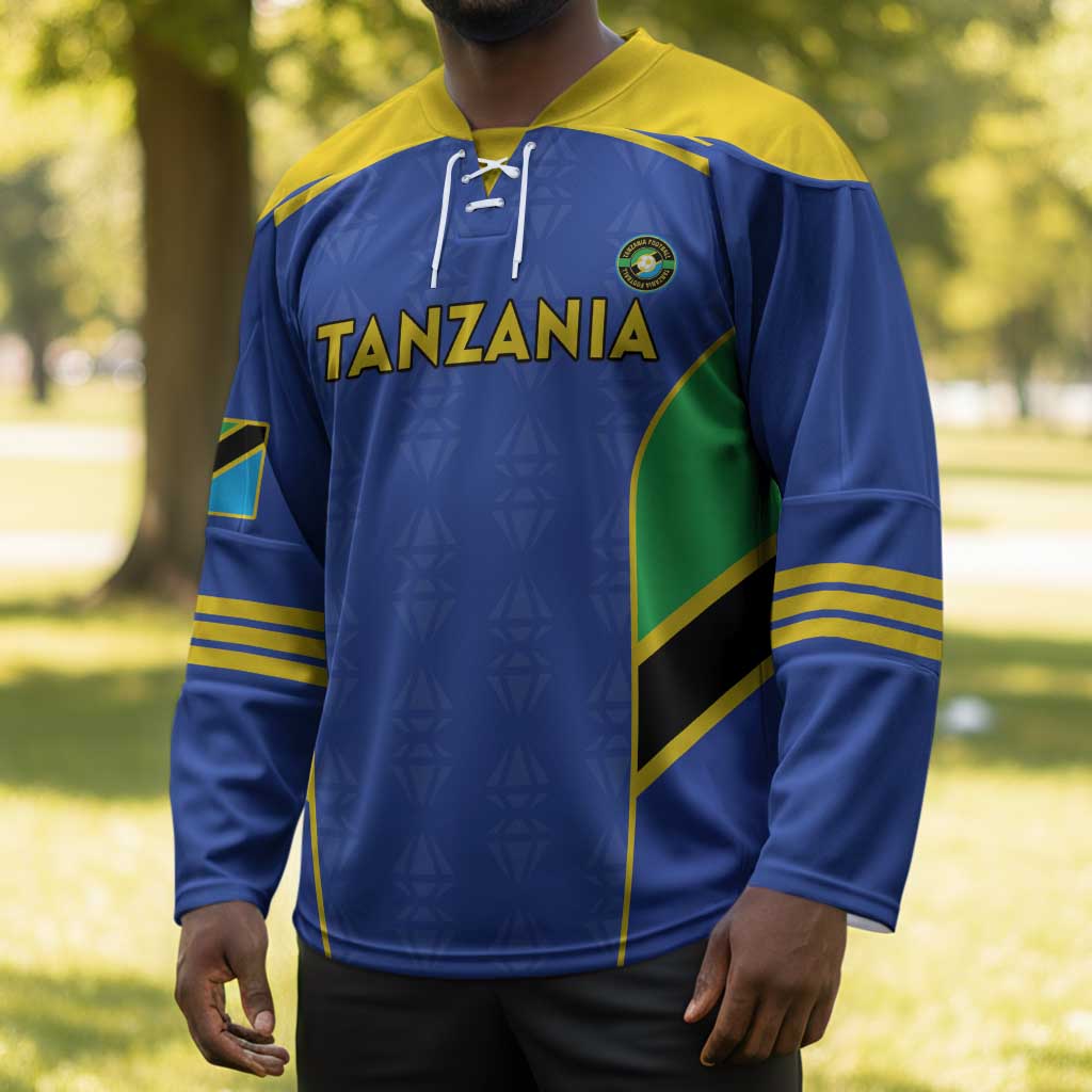 Custom Tanzania Football Hockey Jersey Go Taifa Stars Go