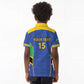 Afro Tanzania Football Custom Kid Polo Shirt Go Taifa Stars Go - African Pride