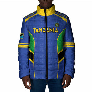 Custom Tanzania Football Padded Jacket Go Taifa Stars Go