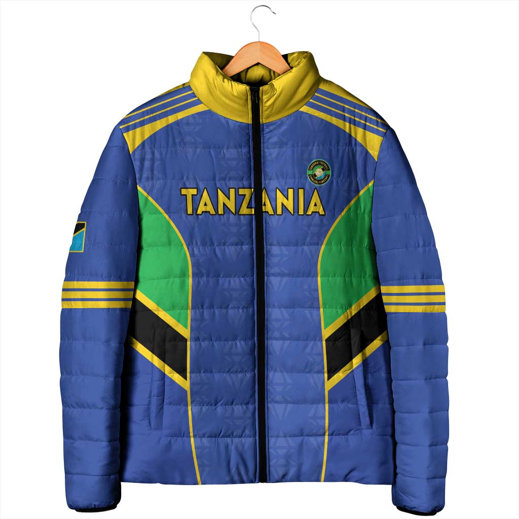 Custom Tanzania Football Padded Jacket Go Taifa Stars Go