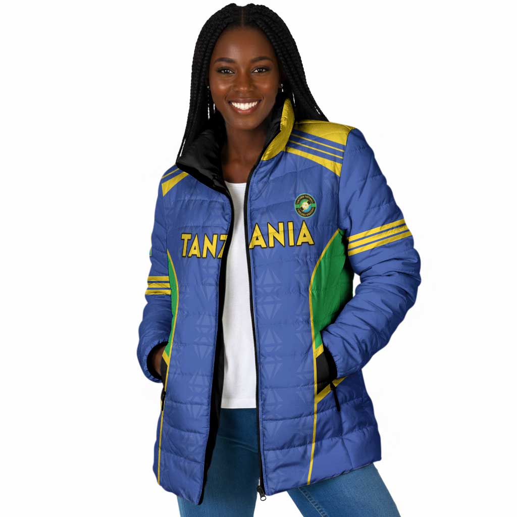 Custom Tanzania Football Padded Jacket Go Taifa Stars Go