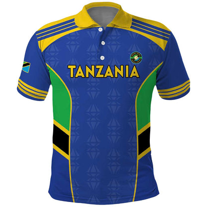 Afro Tanzania Football Custom Polo Shirt Go Taifa Stars Go - African Pride