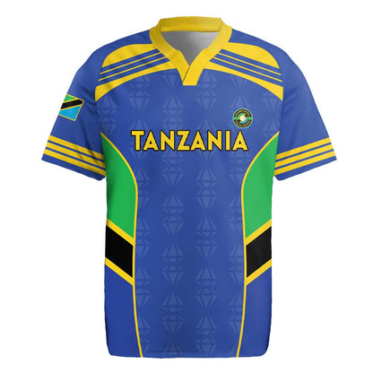 Afro Tanzania Football Custom Rugby Jersey Go Taifa Stars Go - African Pride