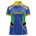 Afro Tanzania Football Custom Women Polo Shirt Go Taifa Stars Go - African Pride