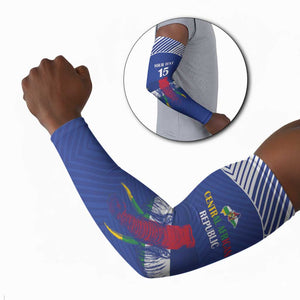 Custom Central African Republic Football Arm Sleeves Go Champions