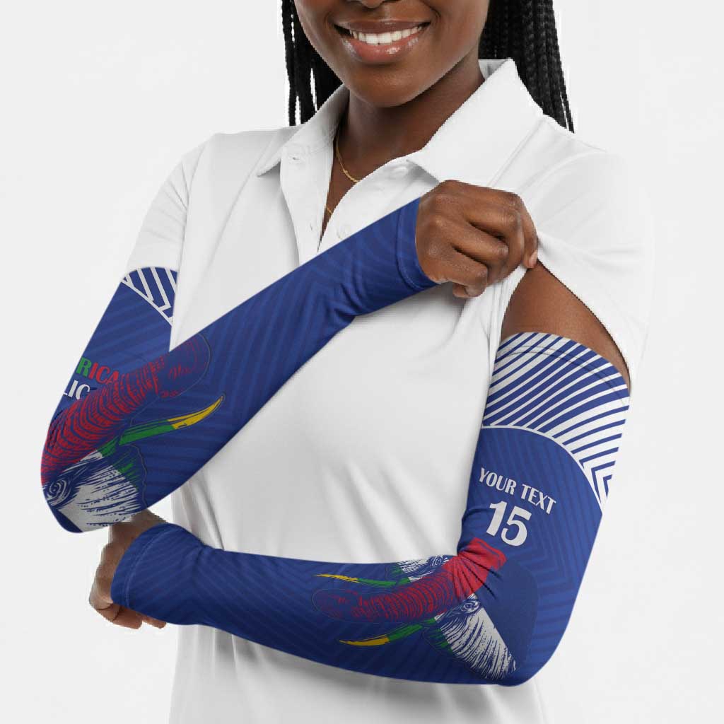 Custom Central African Republic Football Arm Sleeves Go Champions