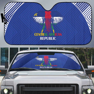 Central African Republic Football Auto Sun Shade Go Champions