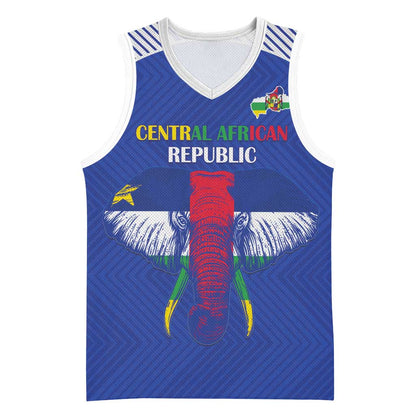 Afro Central African Republic Football Custom Basketball Jersey Go Champions LT15