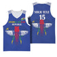 Afro Central African Republic Football Custom Basketball Jersey Go Champions LT15