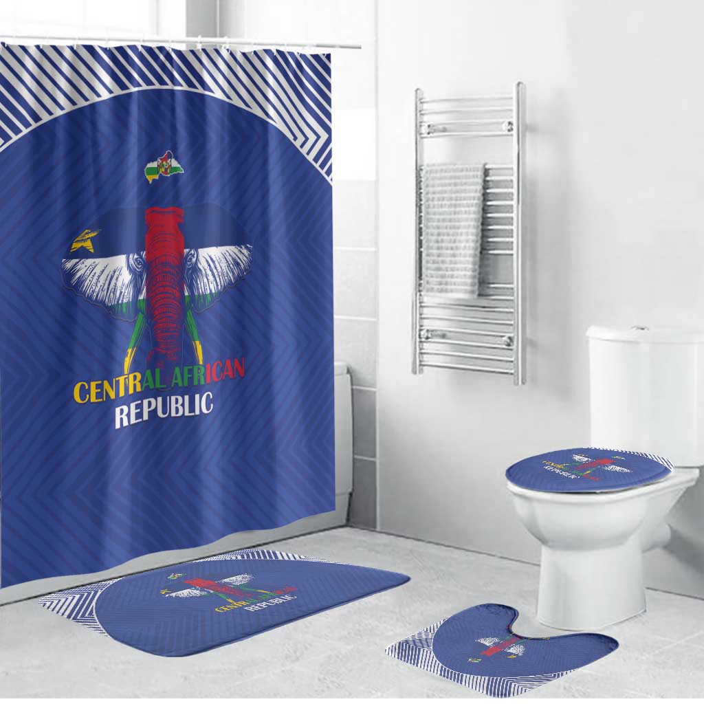 Central African Republic Football Bathroom Set Go Champions
