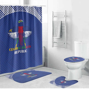Central African Republic Football Bathroom Set Go Champions