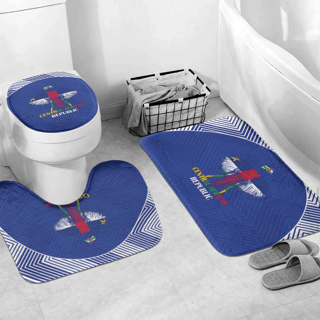 Central African Republic Football Bathroom Set Go Champions