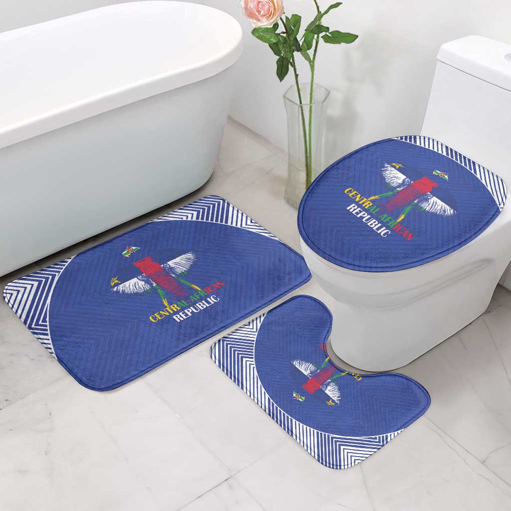 Central African Republic Football Bathroom Set Go Champions