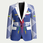 Custom Central African Republic Football Blazer Go Champions