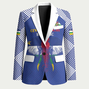 Custom Central African Republic Football Blazer Go Champions
