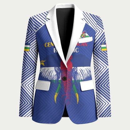 Custom Central African Republic Football Blazer Go Champions